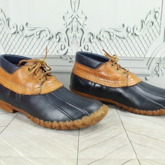 LL BEAN Maine Hunting Shoe Gum Shoe Duck Boots Size 10 - Picture 3 of 11